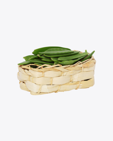 Snow Peas in Basket - Basket