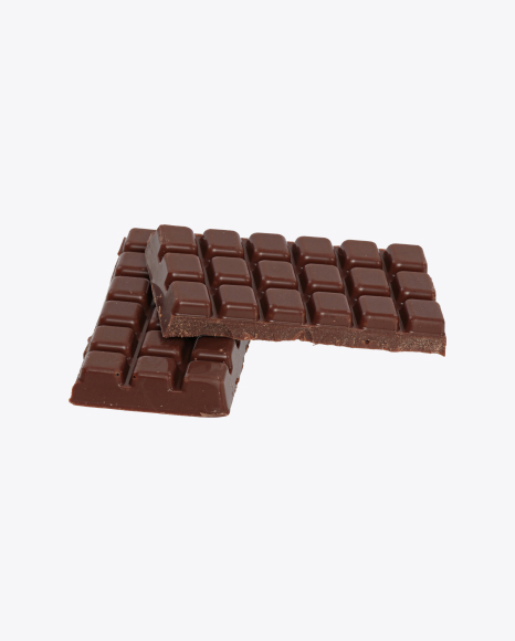Two Milk Chocolate Bar Pieces - Cocoa