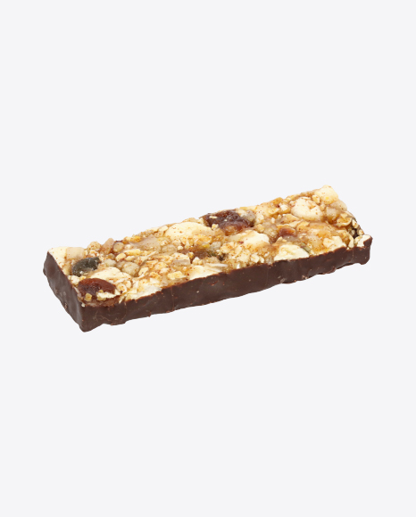 Chocolate Bar with Dried Peach and Popcorn - Corn