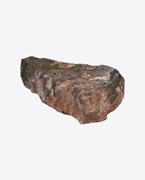 Red with Black Rock - Outdoors