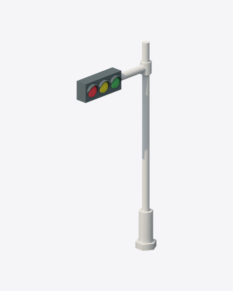 Low Poly Traffic Lights - Model