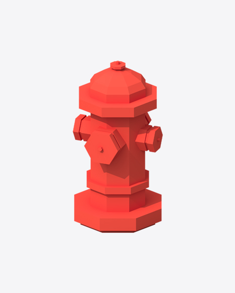 Low Poly Hydrant - Architecture