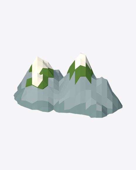 Low Poly Mountain - Outdoors