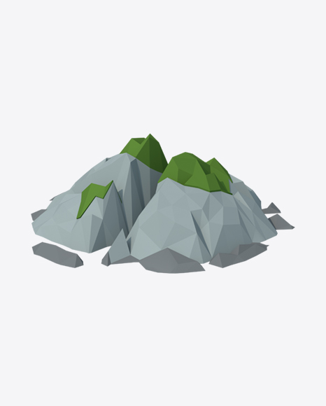 Low Poly Mountain - Outdoors