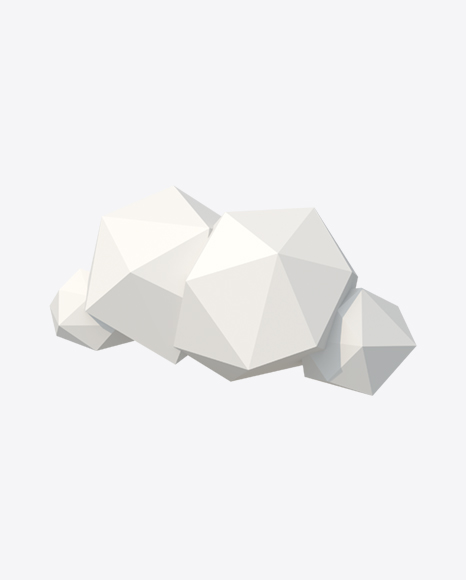 Low Poly Cloud - Fluffy