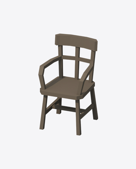 Low Poly Chair - Stool