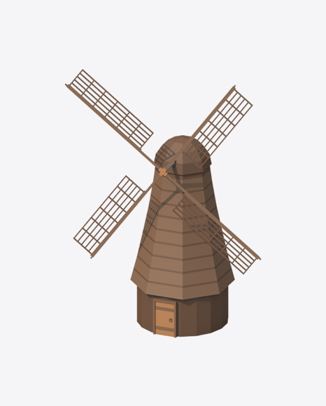 Low Poly Windmill - Architecture