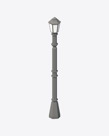 Low Poly Street Light - Model