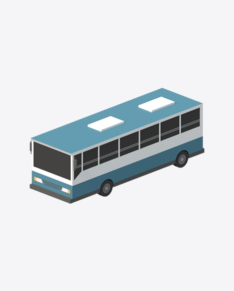 Low Poly City Bus - Model