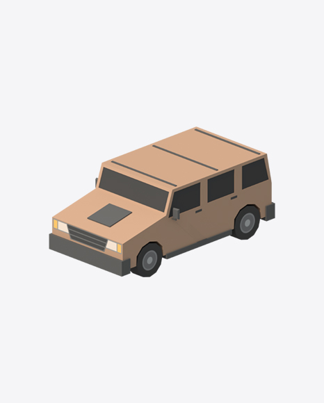 Low Poly SUV - Model