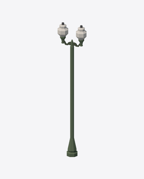 Low Poly Street Lights - Model