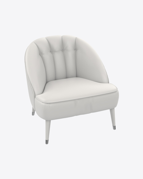 White Vinyl Armchair - Interior