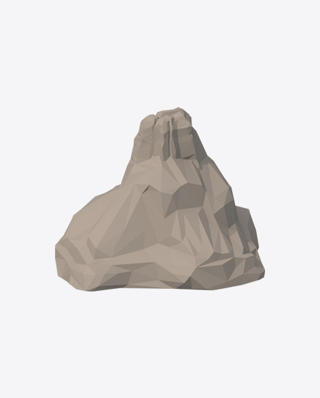Low Poly Rock - Outdoors