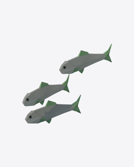 Low Poly Fishes - Underwater