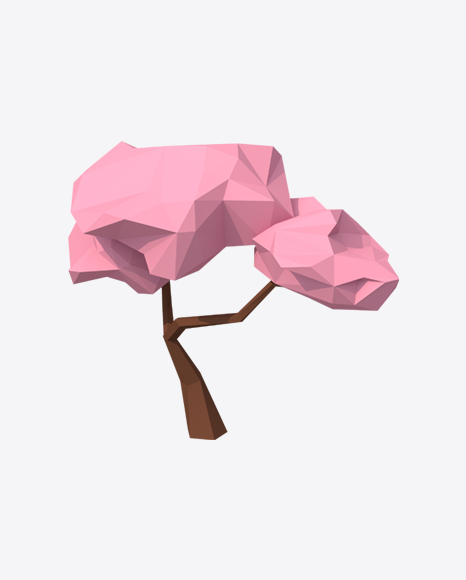 Low Poly Sakura Tree - Botanic