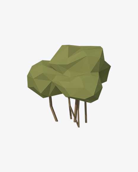 Low Poly Bush - Botanic