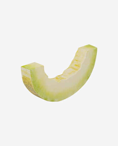 Yellow Long Melon Slice - Stripes