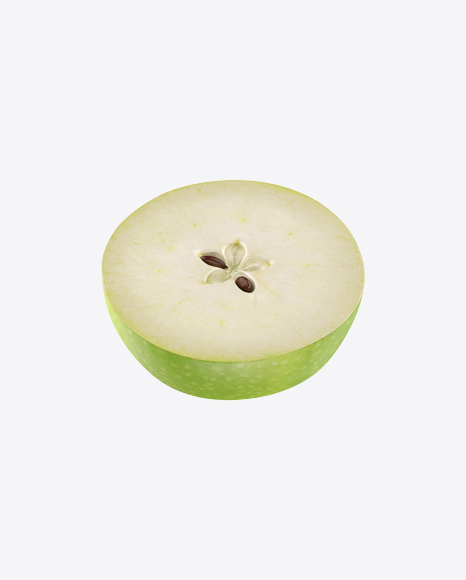 Half of Green Apple - Peel