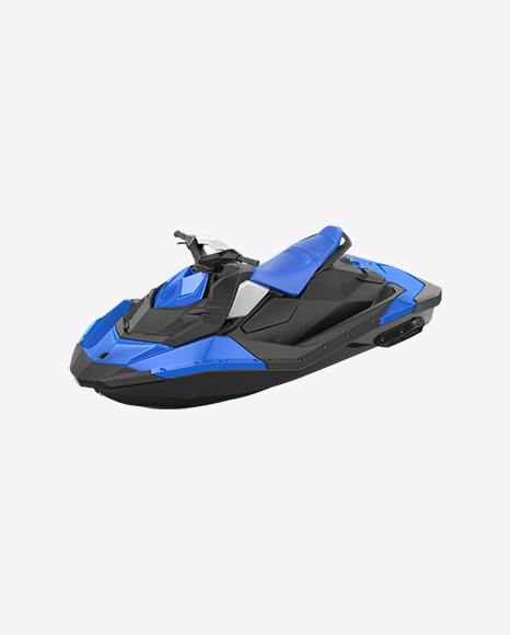 Blue Jet Ski - Scooter