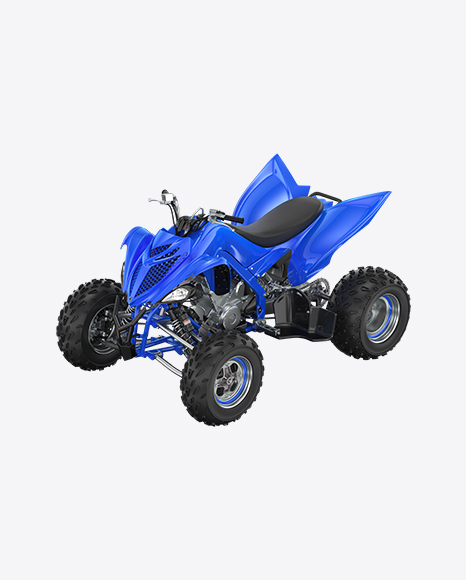 Blue Quad Bike - Bike