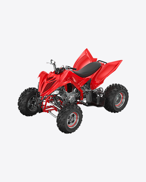 Red Quad Bike - Bike