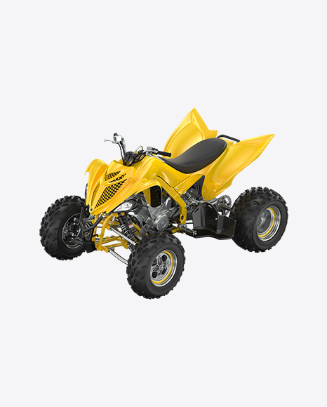 Yellow Quad Bike - Bike