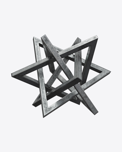 Abstract Metal Oblect - Triangles