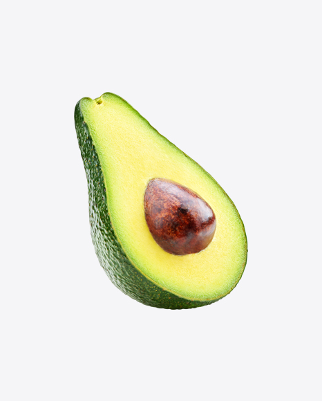 Half of Avocado w Seed - Piece