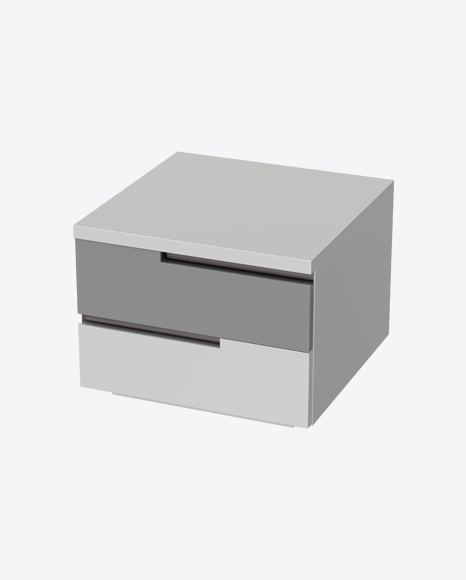 Bedside Table - Grey
