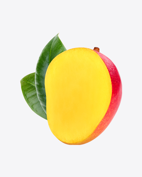 Mango Half w Leaves - Juice